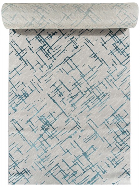 Ковровая дорожка Liman F164 GREY-DARK BLUE 400x2500