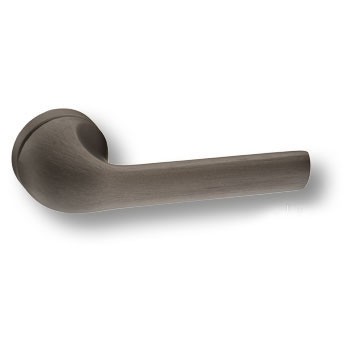 Дверная ручка на круглой розетке ODIN HA192RO12 ELX1, материал Замак, отделка Графит, 156*52*58 мм