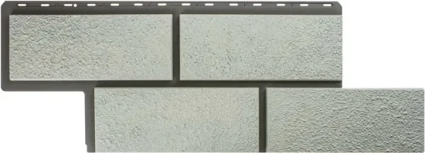 Фасадная панель Альта-Профиль Неаполитанский камень Белый