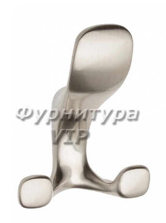 Крючок WZ-TOLED-A0-06, материал Замак, отделка Никель, 104*78*41 мм