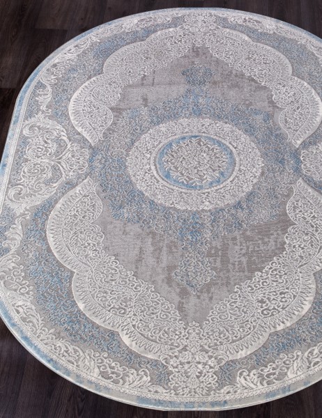 Ковер Armina 3880A blue овал