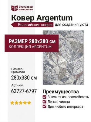 Ковер Argentum 63727-6797 280x380