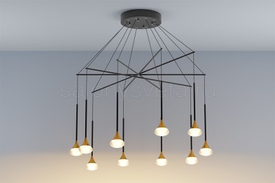 Светильник подвесной DROPS 10 50.30 BG