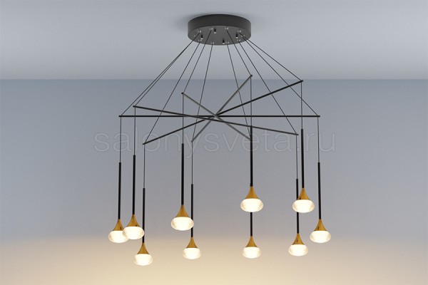 Светильник подвесной DROPS 10 50.30 BG