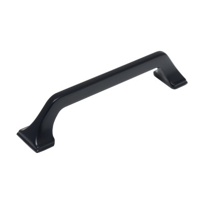 Ручка скоба SYSTEM SY4314 0128 AL6, материал Замак, цвет Чёрный, отделка Черный, 152*27*33 мм