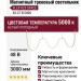 Магнитный трековый светильник FLEX R25 SPACE 63.27 B 5000