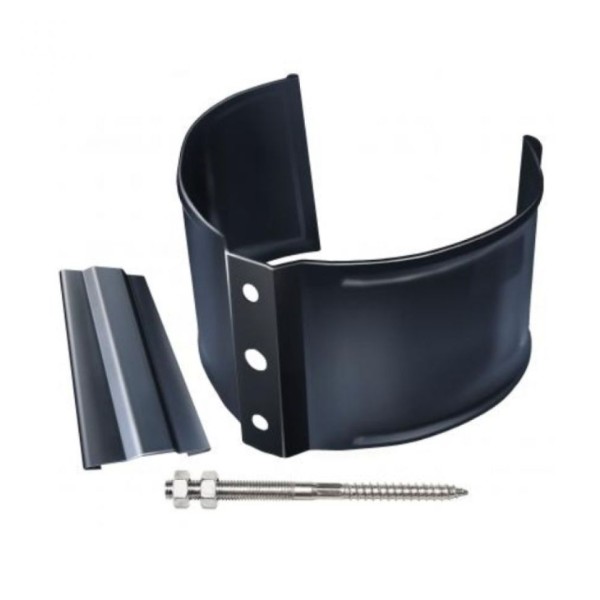 Кронштейн для трубы (для кирпичной стены), Grand Line, Серый (RAL 7024)