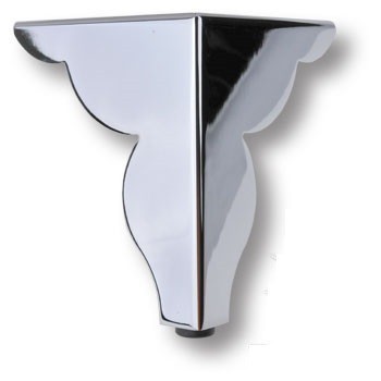 Опора мебельная KAX-4624-0123-A01, материал Сталь, отделка Хром, 128*102 мм