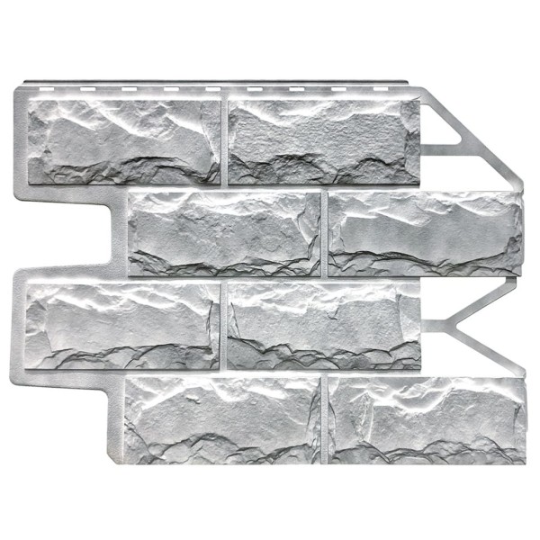 Фасадная панель FineBer, Блок, Светло-серый цвет