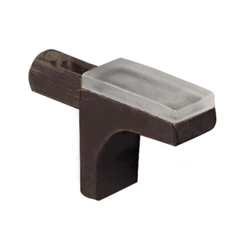 Полкодержатель 10208030WA, материал Замак, отделка Бронза, 13*13*6 мм