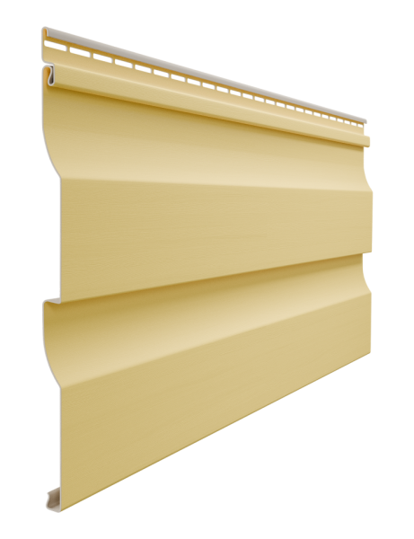 Виниловый сайдинг Docke, Корабельный брус D4.5D, Лимон