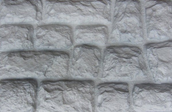 Фасадная панель Аэлит Крупный Белый Камень