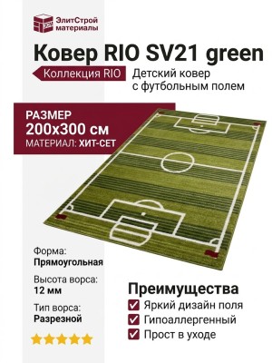 Ковер RIO SV21 green 200x300