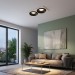 Светильник потолочный CITY L 22.40 B 2FW NO DIM
