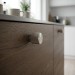 Ручка кнопка SYSTEM 1965 0008 PN, материал Алюминий, отделка Никель, 25*d=20 мм