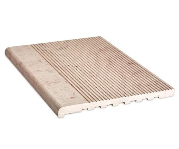 Ступень из ДПК Dortmax цвета слоновой кости