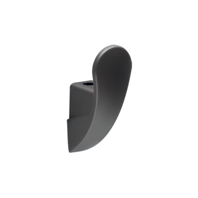 Крючок M7165.MBN, материал Замак, отделка Графит, 65*24*30 мм