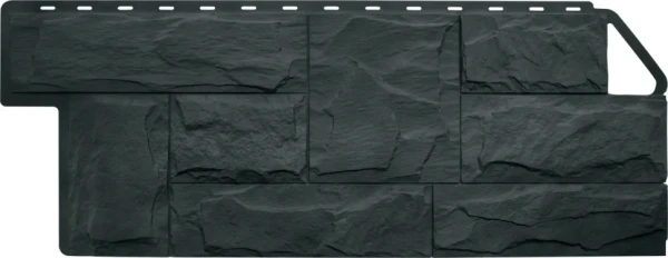 Фасадная панель Альта-Профиль Гранит ЭКО Графит