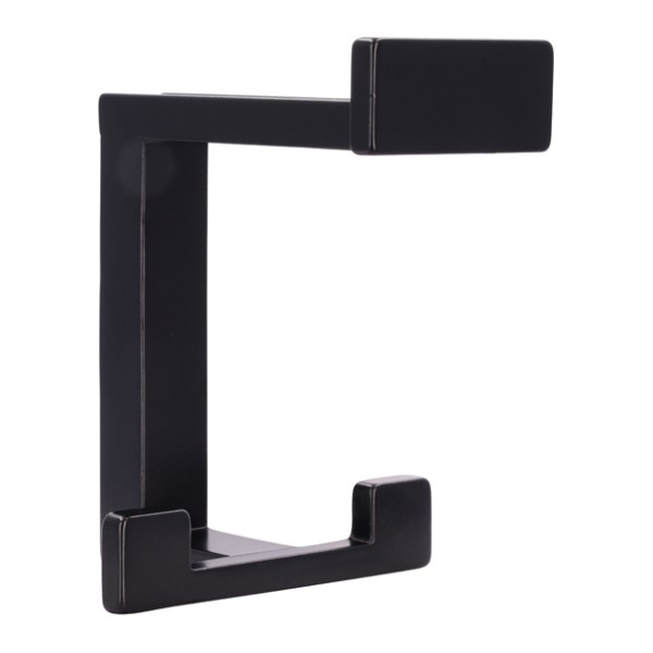 Крючок 2324/PB12, материал Замак, цвет Чёрный, отделка Черный, 92*70*80 мм