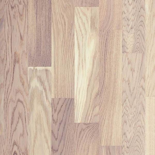 Паркетная доска Polarwood Дуб Ливинг белый матовый трехполосный