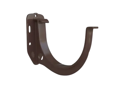 Кронштейн для желоба Альта-Профиль Элит, коричневый цвет.