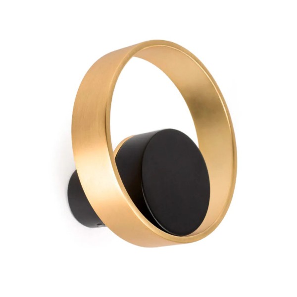 Крючок ORBIT P7007075ZM228, материал Замак, цвет Чёрный, отделка Золото Черный, 75*45*45 мм