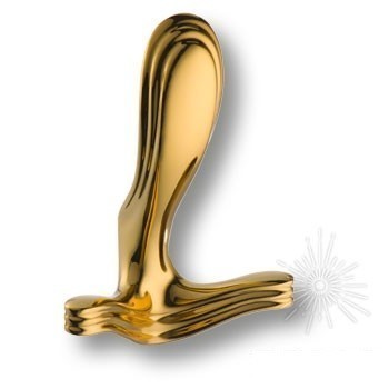 Крючок 2035 0086 GL, материал Замак, отделка Золото, 58*78*130 мм