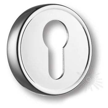 Дополнительные розетки для замка с английским ключом RO14Y CR ROSET, материал Замак, отделка Хром