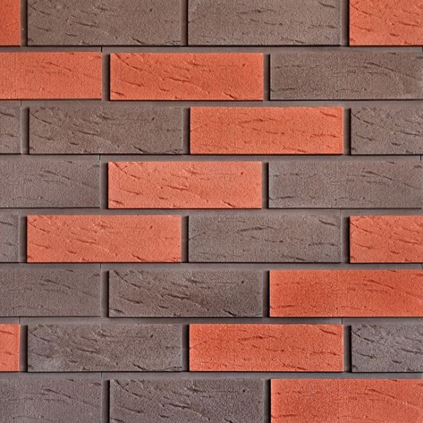 Фасадная плитка Кирисс, Гладкий кирпич с фаской и расшивкой шва №5