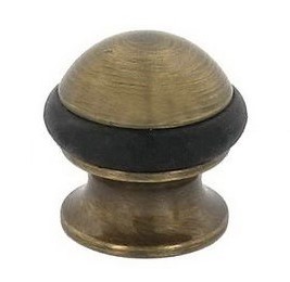 Дверной ограничитель напольный 92/F-OGR, материал Латунь, отделка Бронза, d=35 мм