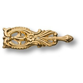 Накладка декоративная 15.740.01.19, материал Замак, отделка Золото, 5*26*82 мм