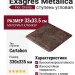 Exagres Metalica ступень угловая Cartabon Fior. Cherry 33x33.5