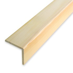 Уголок деревянный срощенный 30х30х3000 мм