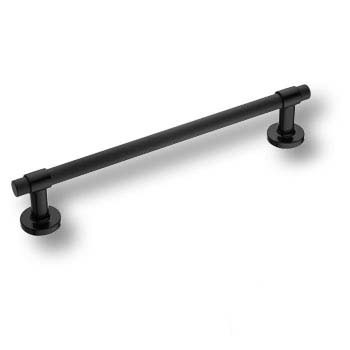 Ручка скоба PH9630 0350 AL6-AL6, материал Алюминий, отделка Черный, 65*52*410 мм