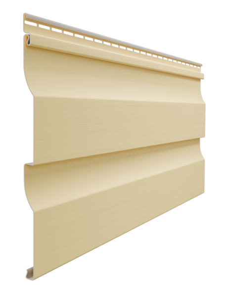 Виниловый сайдинг Docke, Корабельный брус D4.5D, Банан