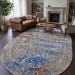 Ковер Armina 3879A blue овал 300x500
