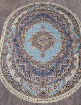 Ковер Aravia 6805 blue/navy овал