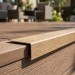 Угол алюминиевый KRONEX 51,5x30x3000 мм, дубовый финиш.
