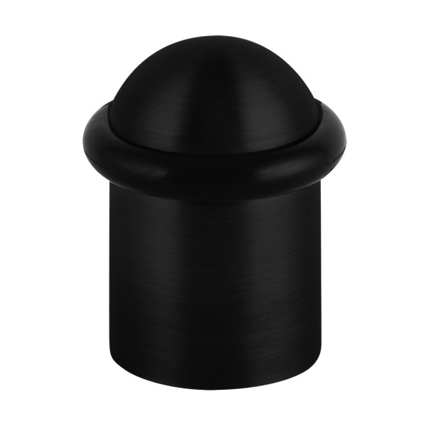 Дверной ограничитель напольный DS PF-40 BL-24, материал Замак, цвет Чёрный, отделка Черный, d=26 мм