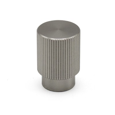 Ручка кнопка Viefe ARPA 0583022L24, материал Замак, отделка Сталь, 31*d=22 мм