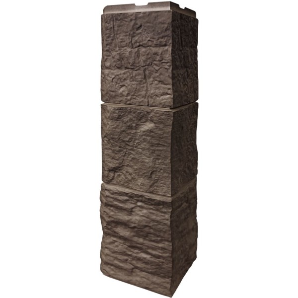 Наружный угол FineBer, Блок, Цвет бежево-коричневый