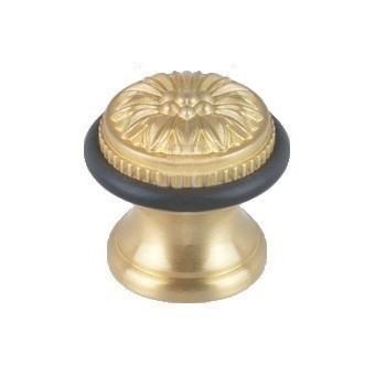 Ограничитель напольный С52100S SATIN BRASS, материал Латунь, отделка Латунь, 41*41 мм