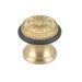 Ограничитель напольный С52100S SATIN BRASS, материал Латунь, отделка Латунь, 41*41 мм