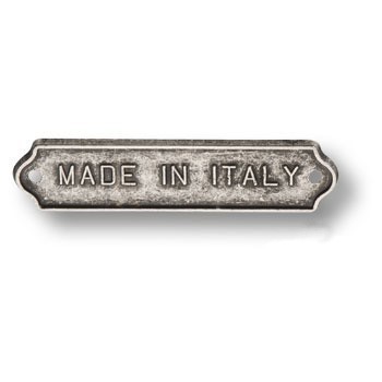 Накладка декоративная 15.673.00.16, материал Замак, отделка Серебро, 14*55 мм