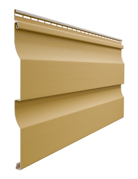 Виниловый сайдинг Docke, Корабельный брус D4.5D, Карамель